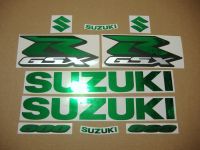 Suzuki GSX-R 600 Universal - Chrome Grün - Custom-Dekorset