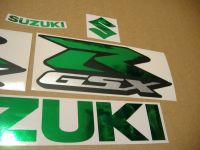 Suzuki GSX-R 600 Universal - Chrome Green - Custom-Decalset