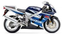 Suzuki GSX-R 750 2003 - Blau/Weiße Version - Dekorset