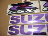 Suzuki GSX-R 600 Universal - Chrome Purple - Custom-Decalset