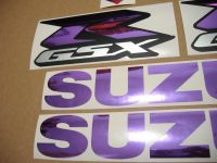 Suzuki GSX-R 750 Universal - Chrome Purple - Custom-Decalset