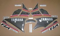 Yamaha FZR 1000 1991 - Schwarz/Grau Version - Dekorset