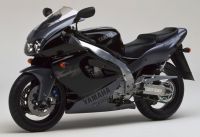 Yamaha YZF-1000R 1997 - Schwarz/Grau Version - Dekorset