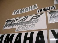 Yamaha YZF-1000R 1997 - Black/Grey Version - Decalset