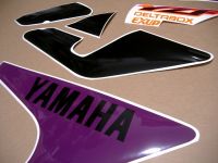 Yamaha YZF 750R 1993 - Grey/Black/Purple Version - Decalset