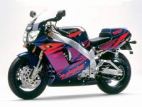 Yamaha YZF 750R 1993 - Green/Purple/Orange Version - Decalset