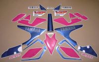 Yamaha YZF 750R 1993 - White/Pink/Blue Version - Decalset