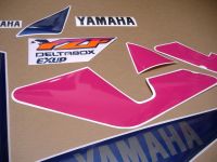 Yamaha YZF 750R 1993 - White/Pink/Blue Version - Decalset