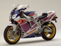 Yamaha YZF 750R 1994 - Weiß/Lila Version - Dekorset