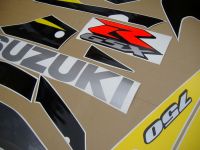 Suzuki GSX-R 750 2003 - Yellow/Grey Version - Decalset