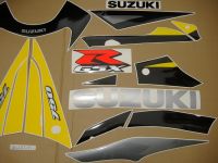 Suzuki GSX-R 750 2003 - Yellow/Grey Version - Decalset