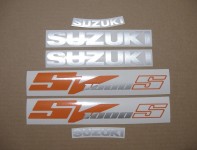 Suzuki SV 1000S 2003 - Orange Version - Decalset