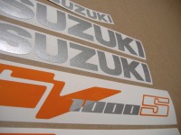 Suzuki SV 1000S 2003 - Orange Version - Dekorset