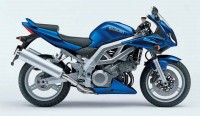 Suzuki SV 1000S 2004 - Blue Version - Decalset