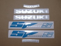 Suzuki SV 1000S 2004 - Blue Version - Decalset