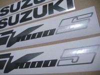 Suzuki SV 1000S 2004 - Silver Version - Decalset