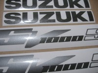 Suzuki SV 1000S 2004 - Silver Version - Decalset