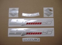 Suzuki SV 1000S 2007 - Black Version - Decalset