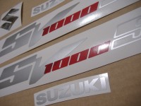 Suzuki SV 1000S 2007 - Schwarze Version - Dekorset