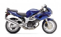 Suzuki SV 650S 2001 - Blaue Version - Dekorset