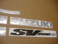 Suzuki SV 650S 1999 - Red Version - Decalset