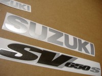 Suzuki SV 650S 1999 - Red Version - Decalset