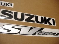 Suzuki SV 650S 2000 - Gelbe Version - Dekorset