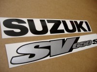 Suzuki SV 650S 2000 - Yellow Version - Decalset