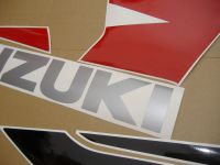 Suzuki GSX-R 750 2004 - Schwarz/Rote Version - Dekorset