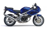 Suzuki SV 650S 2002 - Blaue Version - Dekorset