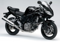 Suzuki SV 650S 2010 - Schwarze Version - Dekorset