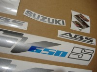 Suzuki SV 650S 2010 - Schwarze Version - Dekorset