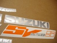 Suzuki SV 650S 2003 - Orange Version - Dekorset