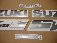 Suzuki SV 650S 2003 - Silver Version - Decalset