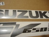 Suzuki SV 650S 2003 - Silver Version - Decalset