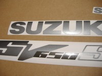 Suzuki SV 650S 2003 - Silver Version - Decalset