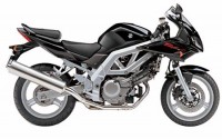 Suzuki SV 650S 2004 - Schwarze Version - Dekorset