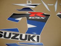 Suzuki GSX-R 750 2004 - Weiß/Blaue Version - Dekorset