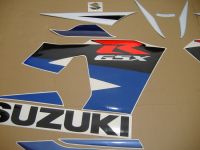 Suzuki GSX-R 750 2004 - White/Blue Version - Decalset