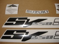 Suzuki SV 650S 2005 - Gelbe Version - Dekorset