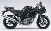 Suzuki SV 650S 2006 - Schwarze Version - Dekorset