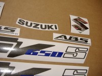 Suzuki SV 650S 2009 - Grey Version - Decalset