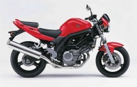 Suzuki SV 650 2006 - Rote Version - Dekorset