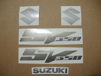 Suzuki SV 650 2008 - Darkblue Version - Decalset