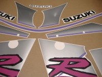 Suzuki GSX-R 1100 1992 - Black/Grey Version - Decalset