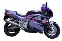 Suzuki GSX-R 1100 1994 - Violett/Lila Version - Dekorset