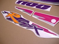 Suzuki GSX-R 1100 1994 - Violet/Purple Version - Decalset