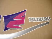 Suzuki GSX-R 1100 1995 - Black/Purple/Pink Version - Decalset