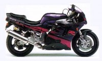 Suzuki GSX-R 750 1993 - Schwarz/Lila Version - Dekorset