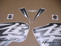 Suzuki Hayabusa 2011 - Schwarze Version - Dekorset